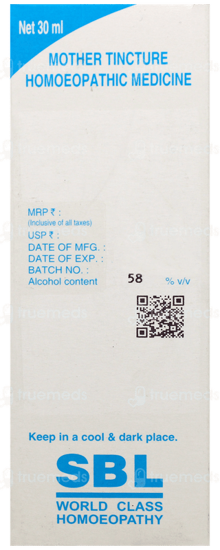 Sbl Azadirachta Indica Q Mother Tincture 30Ml